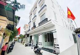 Bán nhà xây mới Ngô Gia Tự gần Chợ Cát Bi, 45m 4 tầng GIÁ 3.4 tỉ ô.tô đỗ cửa