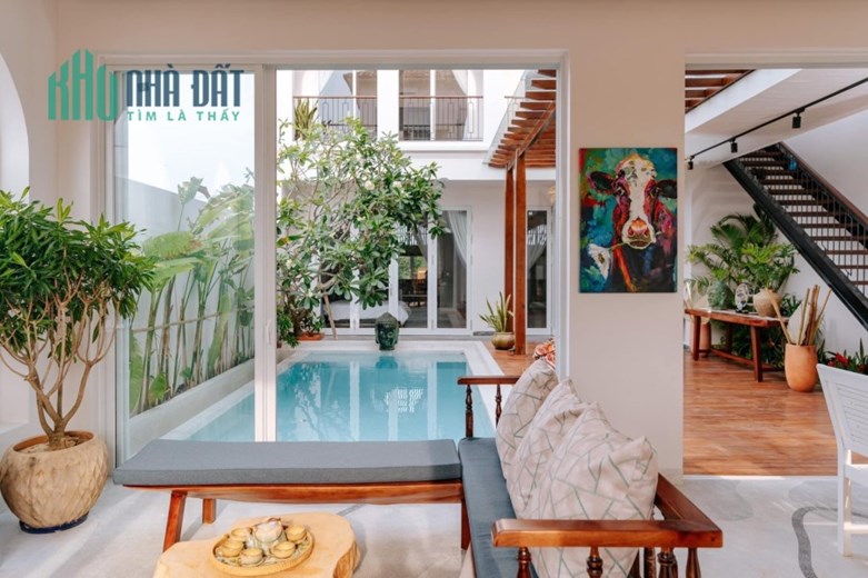 Giảm 2 tỷ! Bán Biệt thự biển An Bàng, phố cổ Hội An; 225m2, 5PN, Dòng Tiền 1 tỷ/n. Giá 9,9x tỷ