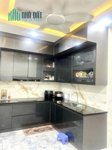 BÁN NHANH SIÊU PHẨM HÓC MÔN 105M2 - 5 TẦNG GARA ÔTÔ - 2 MẶT TIỀN  NGAY CƯ XÁ BÀ ĐIỂM
