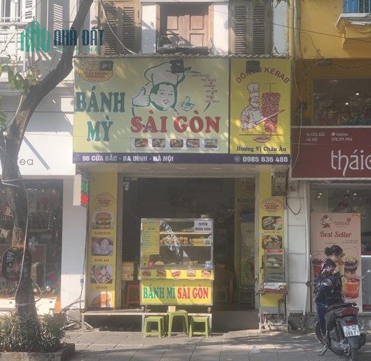 SANG NHƯỢNG MẶT BẰNG ĐỊA CHỈ 96 CỬA BẮC, QUÁN THÁNH, BA ĐÌNH, HÀ NỘI