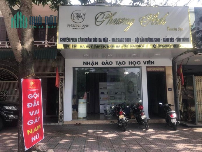 CẦN SANG NHƯỢNG SPA [MẶT TIỀN] 4,5mD/C: ĐƯỜNG HÀ HUY TẬP - TP HÀ TĨNH
