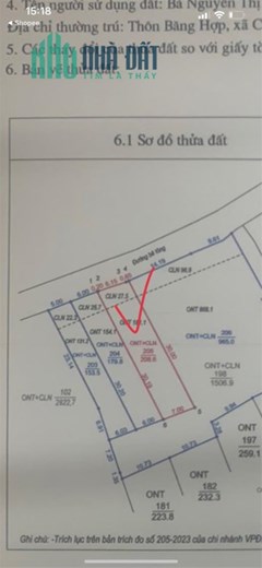Bán gấp đất Cao Dương ,lương sơn-Hòa Bình giá hạt rẻ,đát vuông như chiếc bánh chưng.
