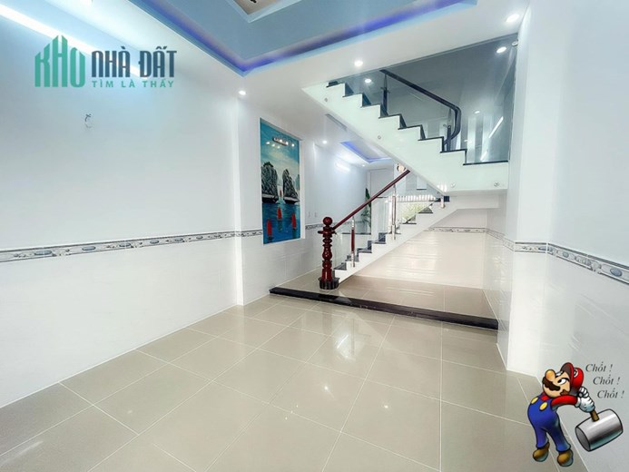 HẺM 7M XE TẢI QUAY ĐẦU THẠNH LỘC QUẬN 12 - 68M2, 3 TẦNG BTCT, NHÀ MỚI ĐẸP Ở NGAY.