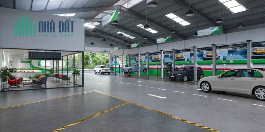 CẦN BÁN VĂN PHÒNG NHÀ XƯỞNG SỬA CHỮA Ô TÔ VỊ TRÍ TRUNG TÂM.