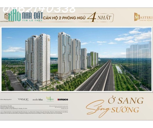 Chính chủ bán nhanh căn hộ Masteri Centre Point: 1 PN 3 tỷ, 2PN 3.45 tỷ, 3PN 5.3 tỷ T12/2023