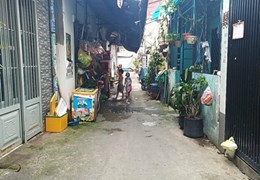 NHÀ MẶT TIỀN KINH DOANH HẺM XE HƠI QUAY ĐẦU.DÒNG TIỀN 20tr MỖI THÁNG. BÙI VĂN BA P. TÂN THUẬN ĐÔNG