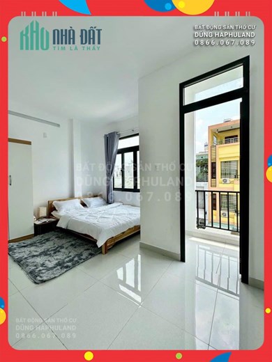 GV. CHDV 15P gần đường Lê Đức Thọ, TN 50 triệu/th. 124m2, 6T, có Hầm, đường 7M.