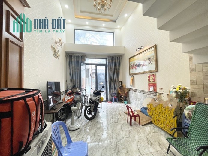 GẤP BÁN - NHÀ 5 TẦNG KHU ĐỒNG BỘ - PHAN HUY ÍCH - P12- NGAY EMART - HẺM XE TẢI THÔNG. NGANG 4M. GIÁ