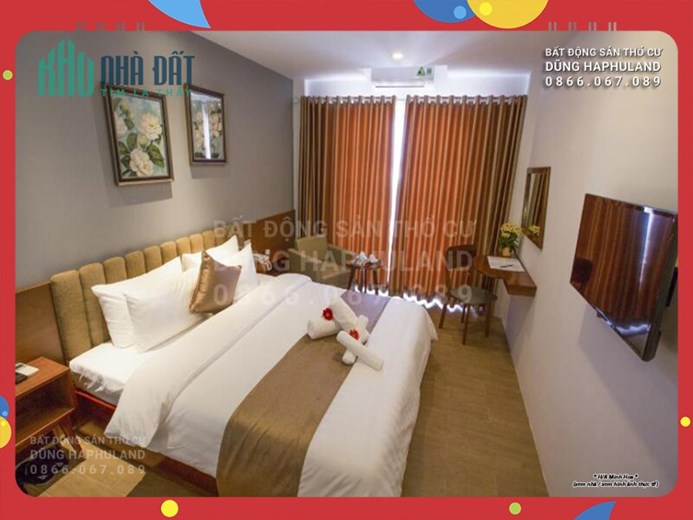 HM. Khách sạn MẶT TIỀN gần Quốc Lộ 22. TN 220 triệu/th. 410m2, 5T, 19P, có TM.