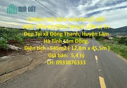 CHÍNH CHỦ BÁN NHANH LÔ ĐẤT MẶT TIỀN ĐƯỜNG NHỰA LỚN Vị Trí Đẹp Tại Lâm Hà, Lâm Đồng