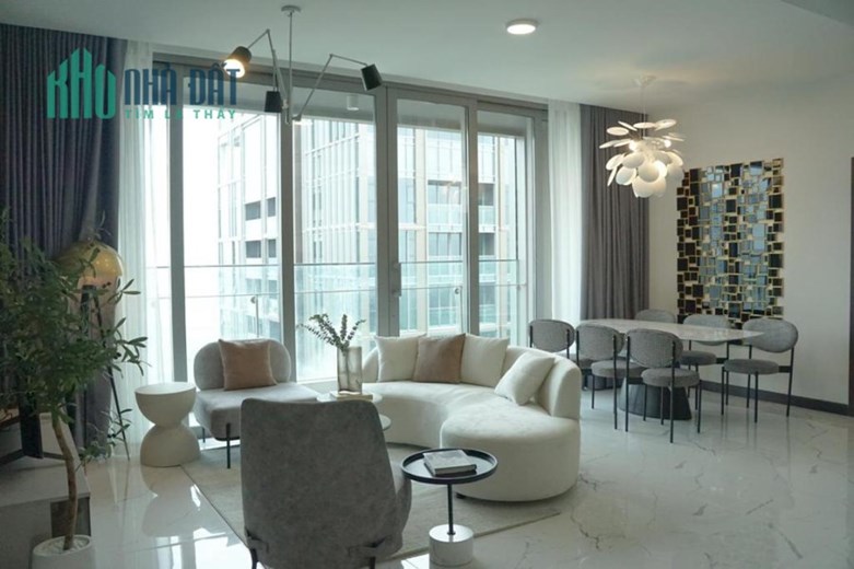 CẦN CHO THUÊ CĂN HỘ 3PN FULL NỘI THẤT LÀU CAO VIEW ĐẸP EMPIRE CITY