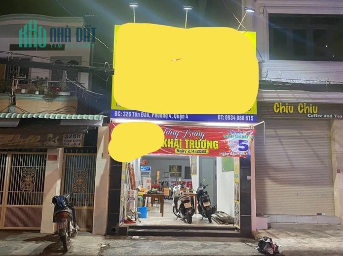 CẦN SANG NHƯỢNG LẠI QUÁN CHÁO LÒNG ĐỊA CHỈ; 326 Tôn Đản - Quận 4 - HCM