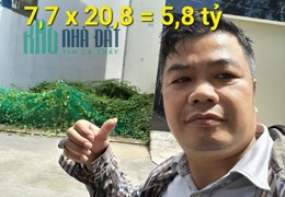 Đất Biệt Thự CHDV 161m2 có 5,8 tỷ An Phú Đông Quận 12 TPHCM