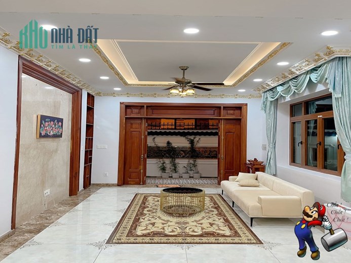 BIỆT THỰ LÔ GÓC 2 MẶT TIỀN ĐƯỜNG 10M NGAY HIỆP THÀNH QUẬN 12 - NGANG 11M, NỞ HẬU, 3 TẦNG, NỘI THẤT