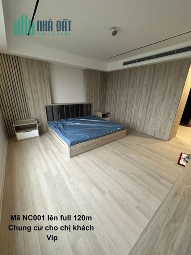 Mã NC001 lên full 120m 
Chung cư cho chị khách vip