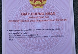 Bán đất mặt tiền đường Bùi Văn Sự, xã Quy Đức, Bình Chánh, HCM
