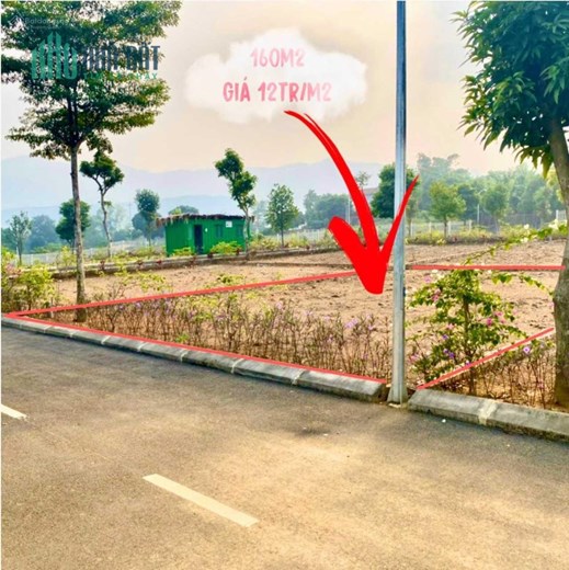 Bán lô đất 160m² cạnh trường tiểu học Đông Xuân mặt tiền 10m cạnh 16m vuông vắn xây biệt thự nhà