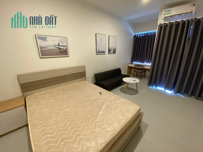 Cho thuê căn hộ Soho Rescident, 100 Cô Giang, Quận 1 : - 1PN thiết kế studio, full nội thất