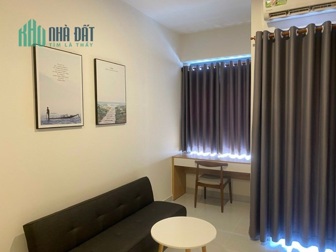 Cho thuê căn hộ Soho Rescident, 100 Cô Giang, Quận 1 : - 1PN thiết kế studio, full nội thất