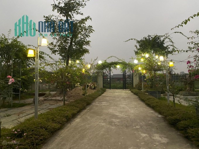 Bán 3000m2 đất Văn Bình Thường Tín, sát Quán Gánh sẵn nhà vườn siêu đẹp.
