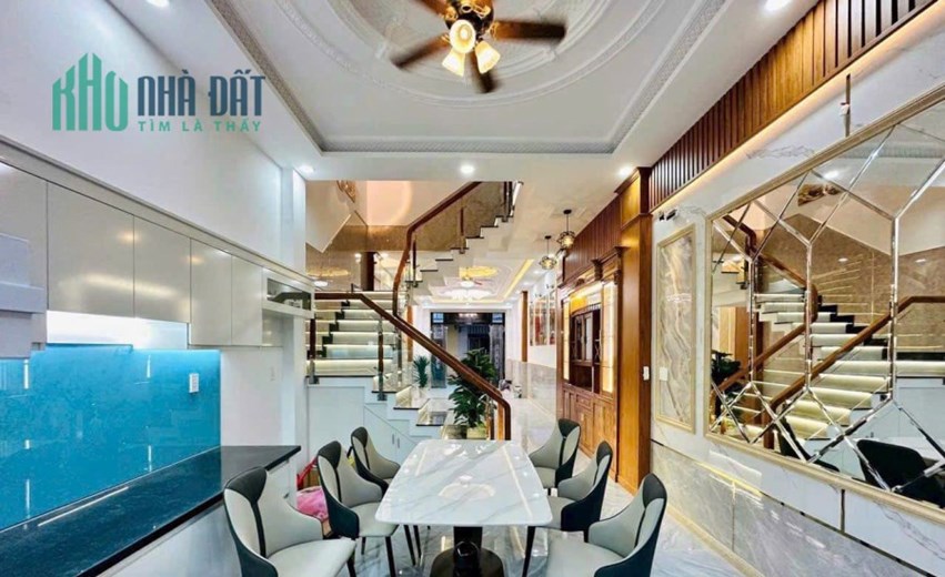 ***NHÀ 4 TẦNG - LÂM THỊ HỐ - TÂN CHÁNH HIỆP - QUẬN 12 - HXH TRÁNH NHAU - DT 84M2 - ĐƯƠNG 8M - CHỈ
