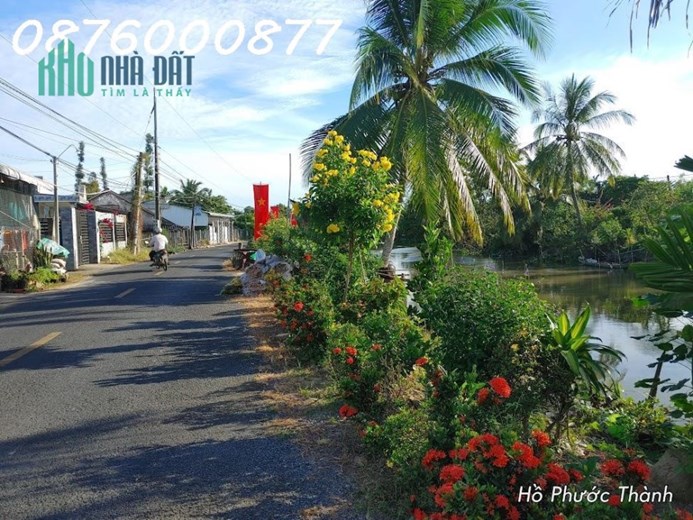 Bán nhà phố Xã Hòa Thành Lai Vung. MT đường nhựa 10m cách chợ Tân Thành 200m view sông