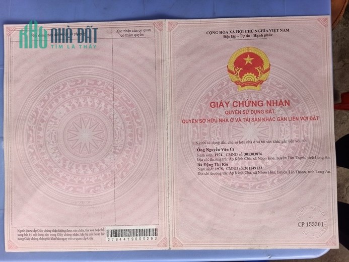 Tôi chính chủ cần bán đất tỉnh lộ 839 huyện Đức Huệ, tỉnh Long An