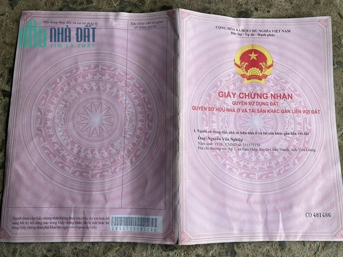Tôi chính chủ cần bán đất tỉnh lộ 839 cách cầu Mỏ Vẹt 1km huyện Đức Huệ, Long An