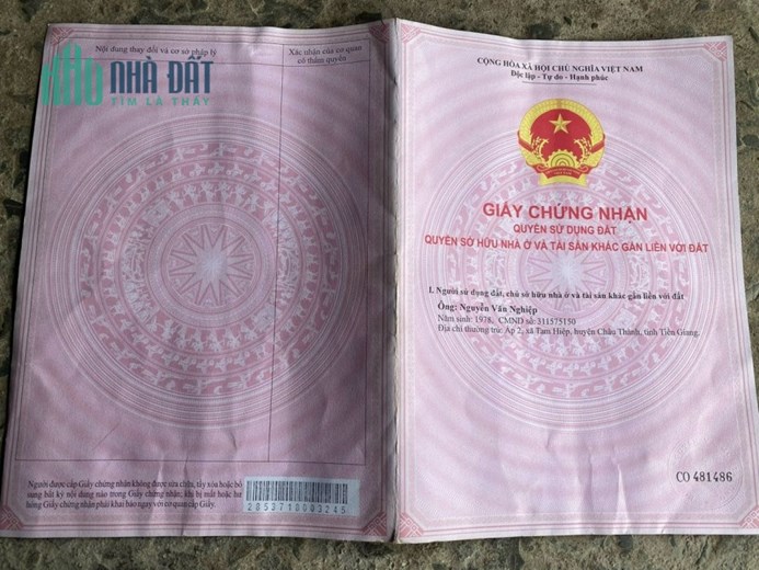 Tôi chính chủ cần bán đất tỉnh lộ 839 cách cầu Mỏ Vẹt 1km huyện Đức Huệ, Long An