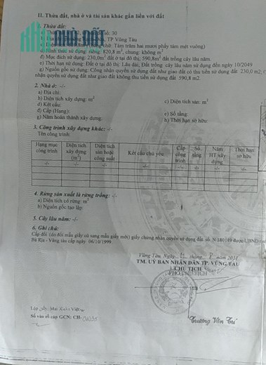 CHÍNH CHỦ CẦN BÁN GẤP Lô Đất Vị Trí Đẹp Tại Phường Rạch Dừa, TP Vũng Tàu - Bà Rịa Vũng Tàu