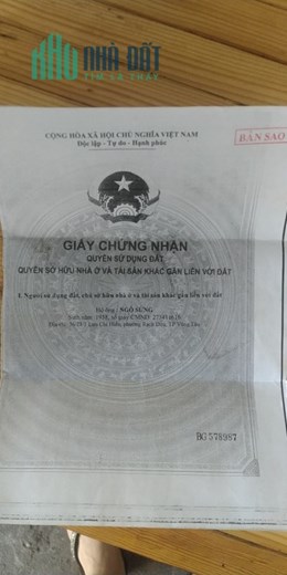 %% CHÍNH CHỦ CẦN BÁN LÔ ĐẤT CÓ VÍ TRÍ ĐẸP Ở PHƯỜNG RẠCH DỪA – TP. VŨNG TÀU – TỈNH BÀ RỊA – VŨNG TÀU.