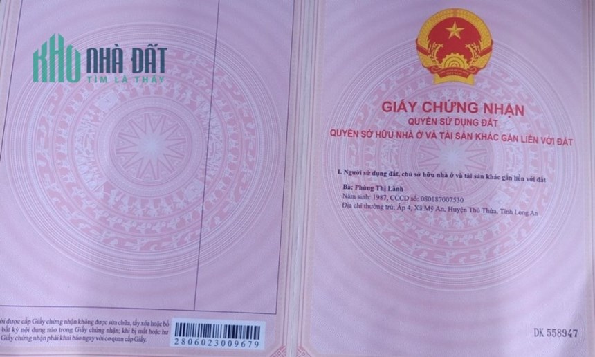 Tôi chính chủ cần bán đất tỉnh lộ 839 cách đường tỉnh lộ 818 3km huyện Đức Huệ, Long An
