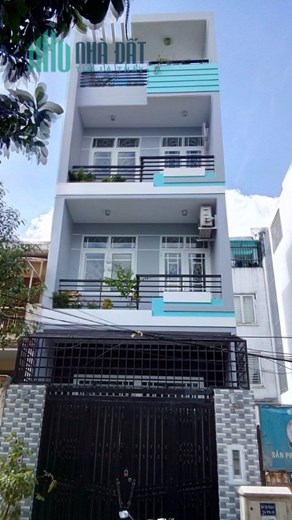 Nhà hẻm 8m Bùi Đình Túy, P26, DT 4.5x17m, 4 lầu, 4PN, giá 12 tỷ TL