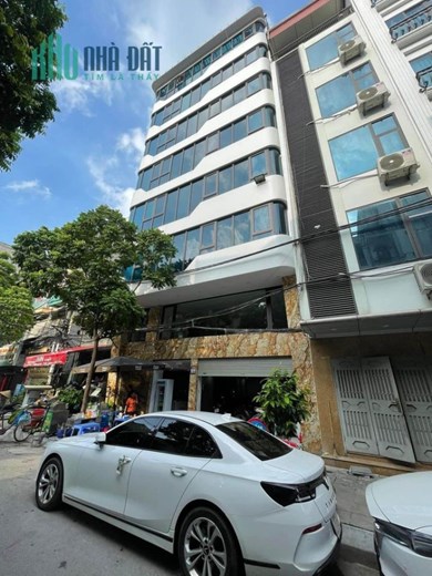 BÁN NHANH TÒA VP TRUNG TÂM QUẬN CẦU GIẤY 130M2, 9T 1 HẦM, MẶT TIỀN 9,8M.