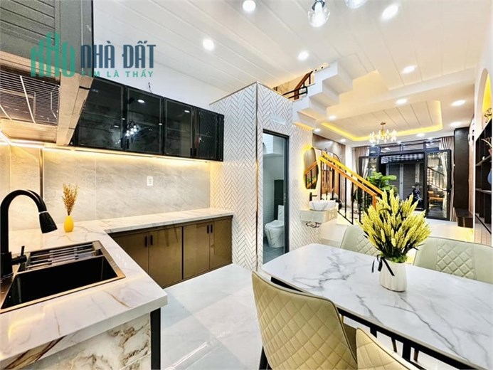 Hẻm 5m, Phan Huy Ích, Phường 14,  3 tầng tặng nội thất, chỉ 4.98 tỷ