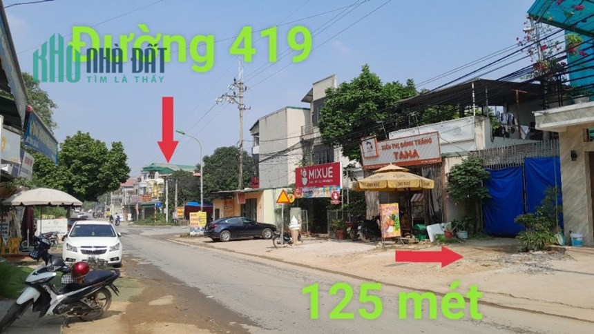 Bán đất Tân Xã ( trục chính UBND xã Tân Xã) - Tân Xã - Thạch Thất - HN:
* S đất = 125 m2
* Mặt