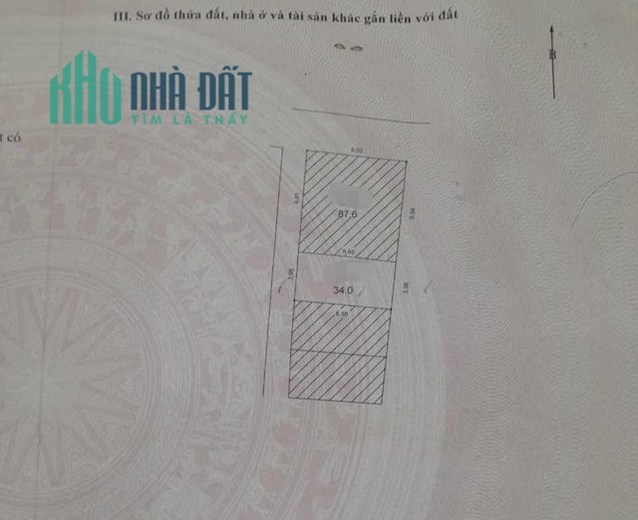 Bán đất Nam Dư, Lĩnh Nam 34m mt4m cách trường tiêu học Lĩnh Nam 100m