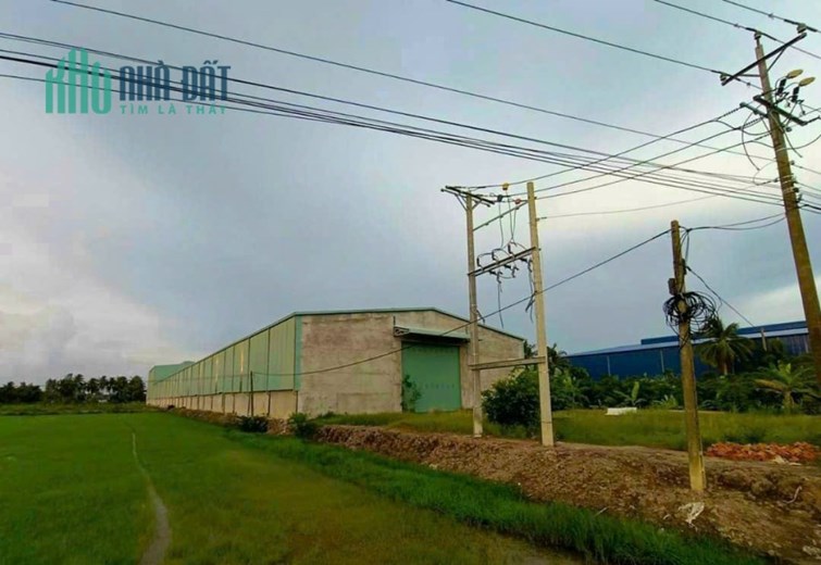 BÁN NHÀ XƯỞNG, MẶT TIỀN QL53, MANG THÍT, VĨNH LONG