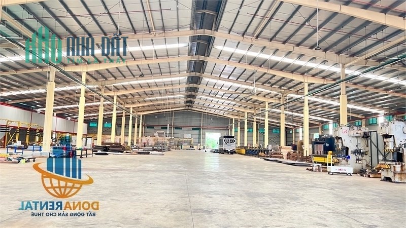 nhà xưởng sản xuất, Hệ thống XLNT. Bể nhúng Axit. Phòng cháy tự động, thuê lâu dài