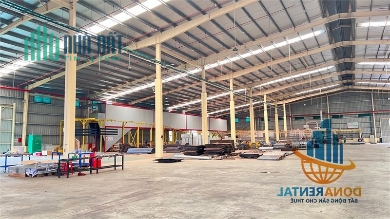 nhà xưởng sản xuất, Hệ thống XLNT. Bể nhúng Axit. Phòng cháy tự động, thuê lâu dài