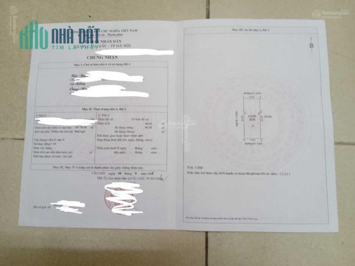 Không có nhu cầu ở tôi cần bán nhà khu Sư Phạm Cầu Giấy, Hà Nội. LH 0949 681 866