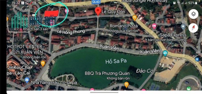 CHÍNH CHỦ BÁN Mảnh Đất Full Thổ Cư Rất Hiếm Tại TT Đô Thị Du Lịch SaPa