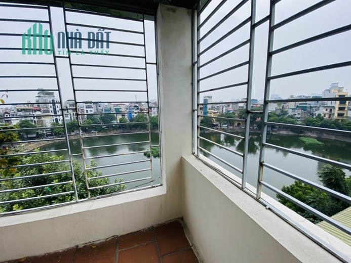 Bán nhà Hồ Văn Chương Đống Đa 33m 6 tầng mặt tiền 4.5m view hồ kinh doanh sầm uất nhỉnh 9 tỷ lh