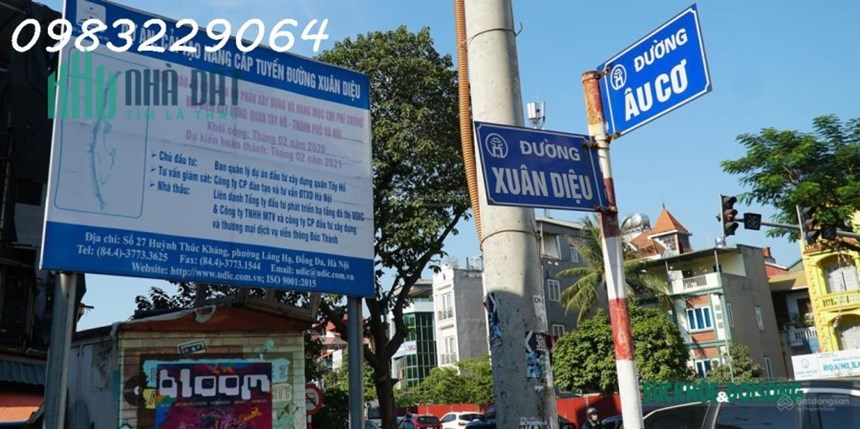 Nhà đẹp 5T MẶT PHỐ Âu Cơ, LÔ GÓC, 3 thoáng, KINH DOANH, VP, 82m, MT6.5m, 18 tỷ