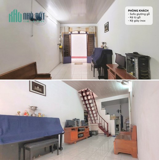 Cho thuê nhà CMT8, Quận 10 DT 33m2x2T nhà đẹp 8 triệu