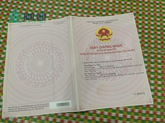 CHÍNH CHỦ CẦN BÁN NHÀ 3 TẦNG 1 TUM PHỐ VŨ HỮU – VỊ TRÍ ĐẸP.