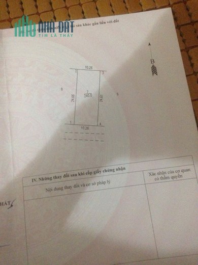 Bán đất Hòa Lạc  240m2 mặt tiền 9,60m Sổ hồng Hà Nội , vị trí ngã 3 view hồ tái định cư bình yên .