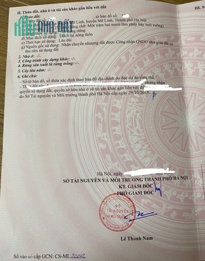 ĐẤT ĐẸP - GIÁ TỐT - CHÍNH CHỦ Cần Bán Nhanh Lô Đất Vị Trí Đắc Địa Tại Mê Linh, Hà Nội
