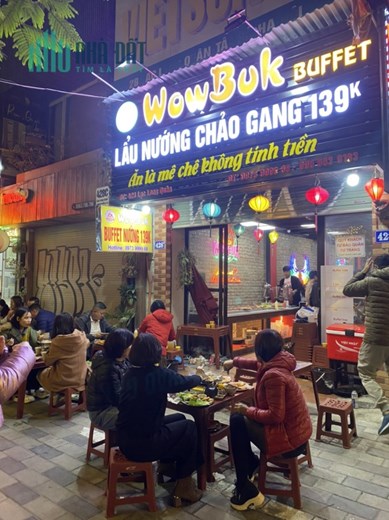 CHÍNH CHỦ SANG NHƯỢNG QUÁN BUFFET LẨU NƯỚNG ĐANG HOẠT ĐỘNG TẠI LẠC LONG QUÂN