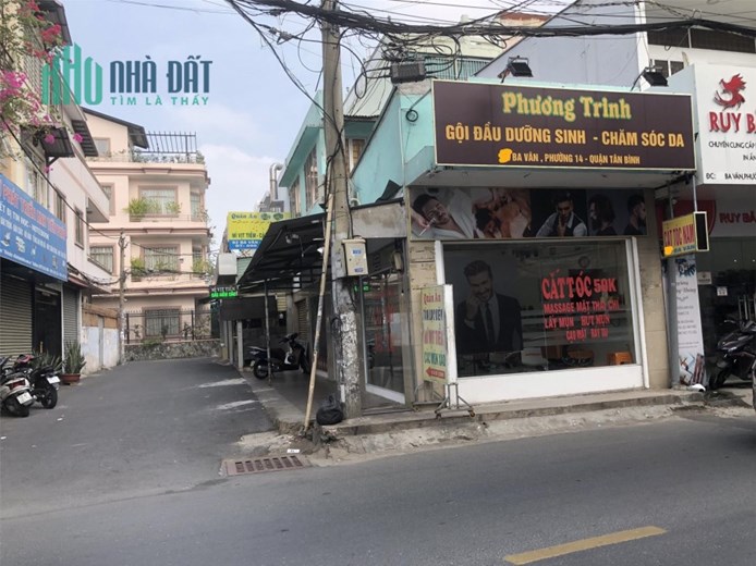***Bán nhà mặt tiền Tân Bình, góc 2MT Ba Vân, phường 14, Tân Bình, 4*13
